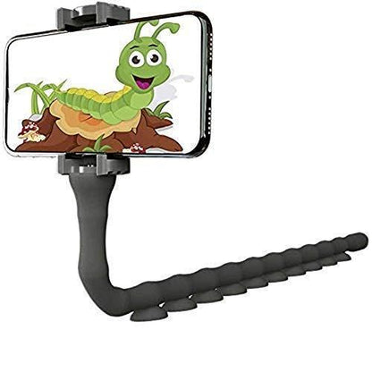 Wukusy 0303 mobile phone holder with cute warm snake design, multi-functional mobile accessory for secure support and stylish use