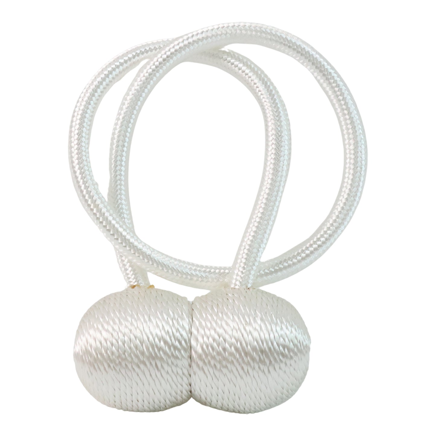 Wukusy magnetic curtain tiebacks set of two holding curtains open in a home improvement setting