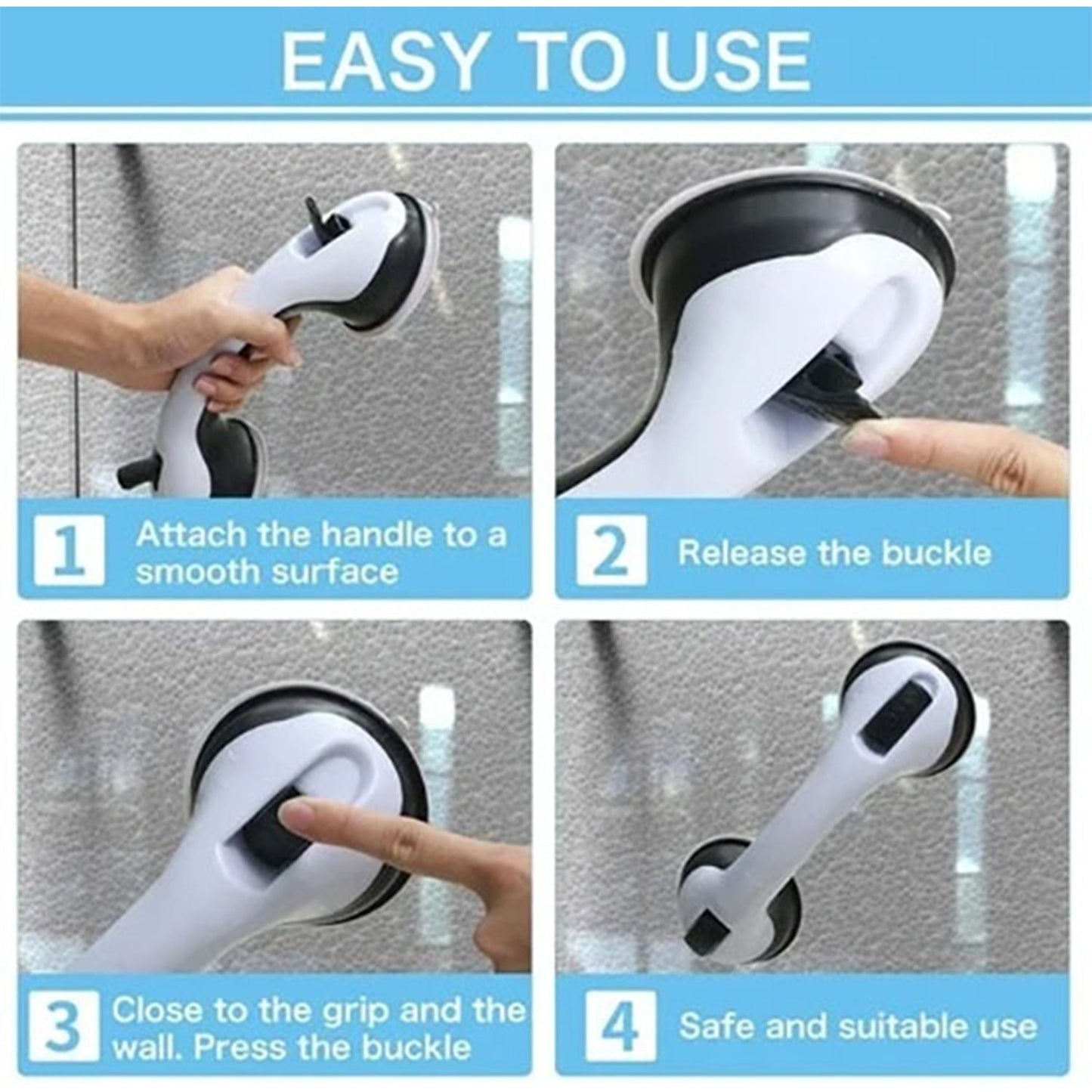Wukusy 6148 helping handle for doors, versatile tool for opening stuck doors in offices and households, durable and easy to use.