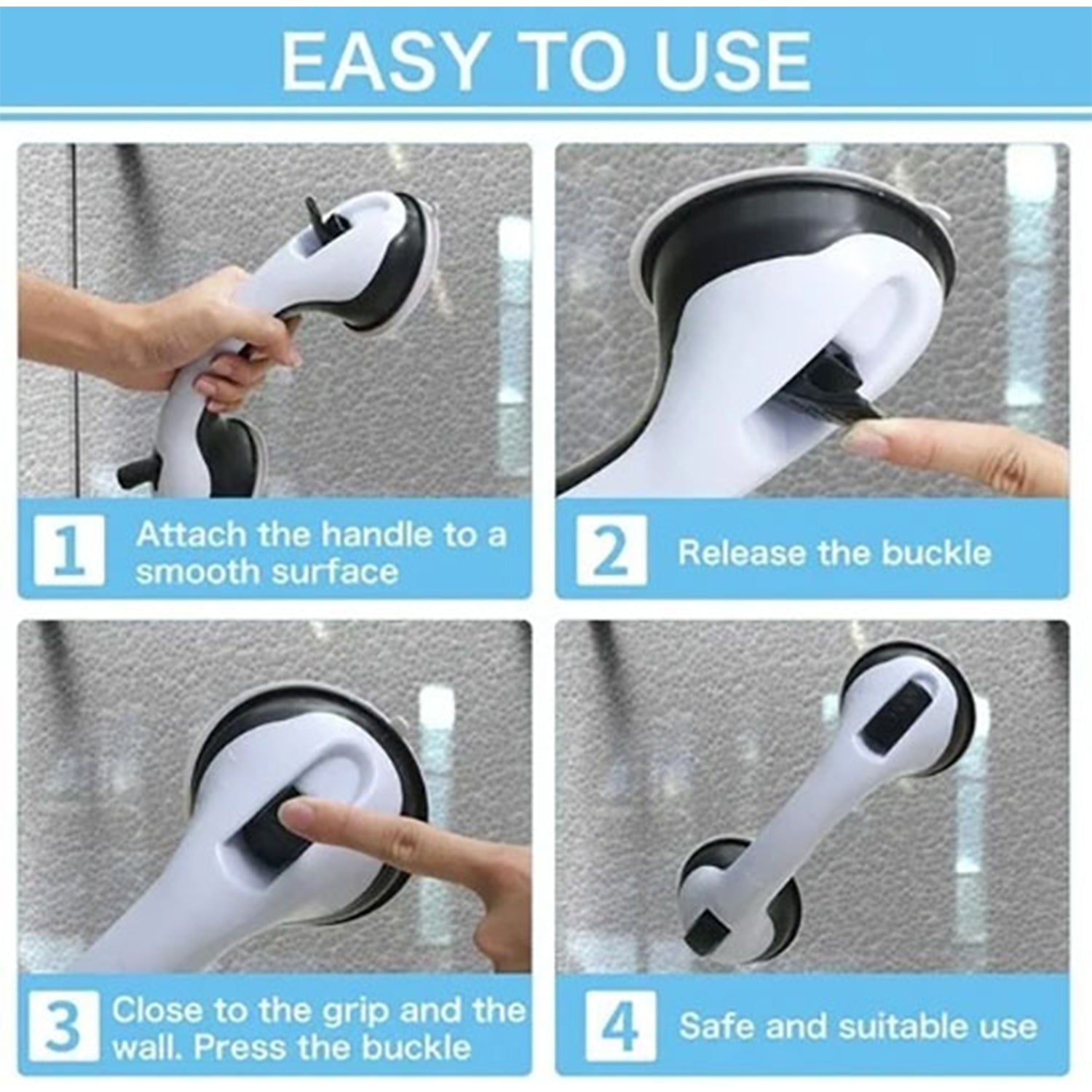 Wukusy 6148 helping handle for doors, versatile tool for opening stuck doors in offices and households, durable and easy to use.