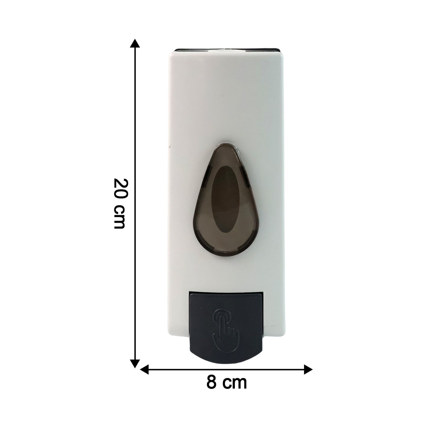 Wall-mounted Wukusy liquid soap dispenser for home use, shown in a modern bathroom setting with a sleek design.