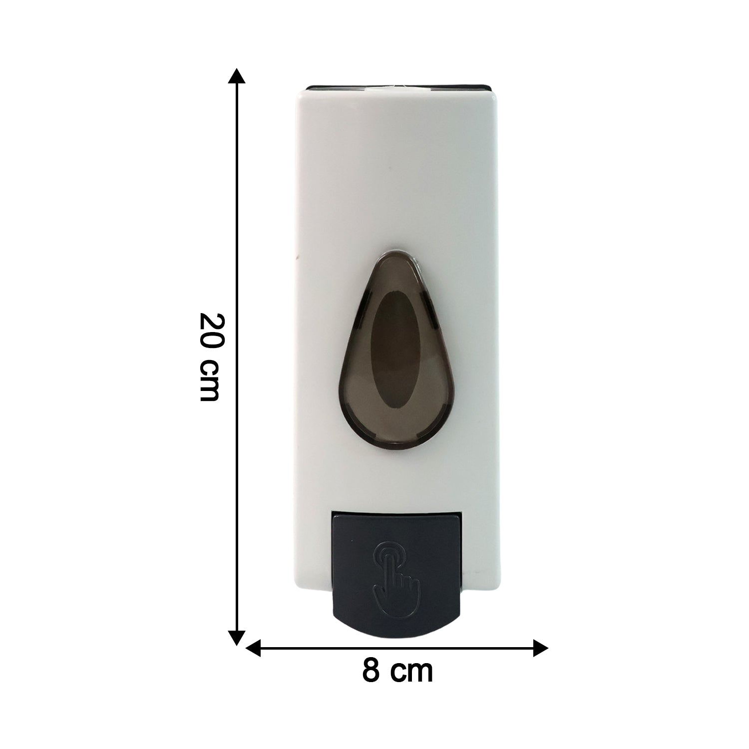 Wall-mounted Wukusy liquid soap dispenser for home use, shown in a modern bathroom setting with a sleek design.