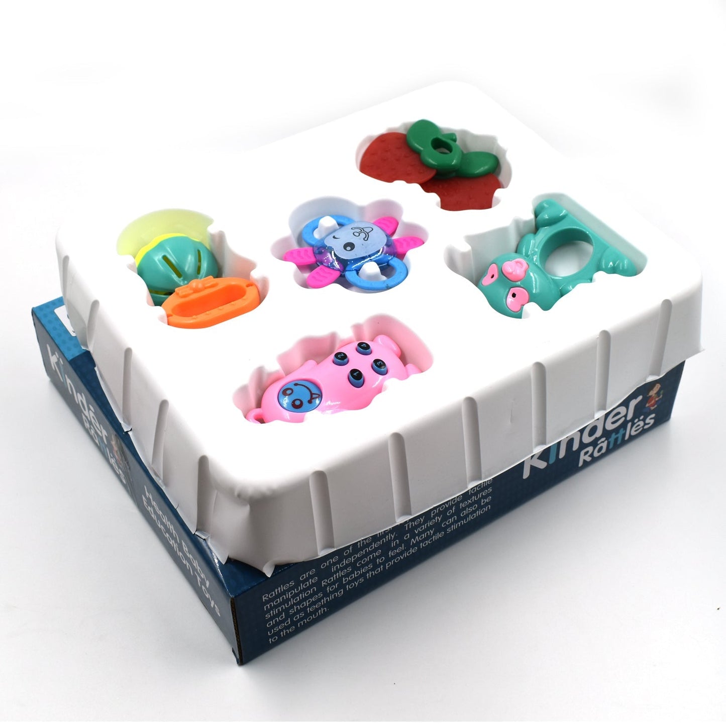 Wukusy 1954 At54 rattles baby toy for kids and babies, colorful toy designed for playing and enjoyment.