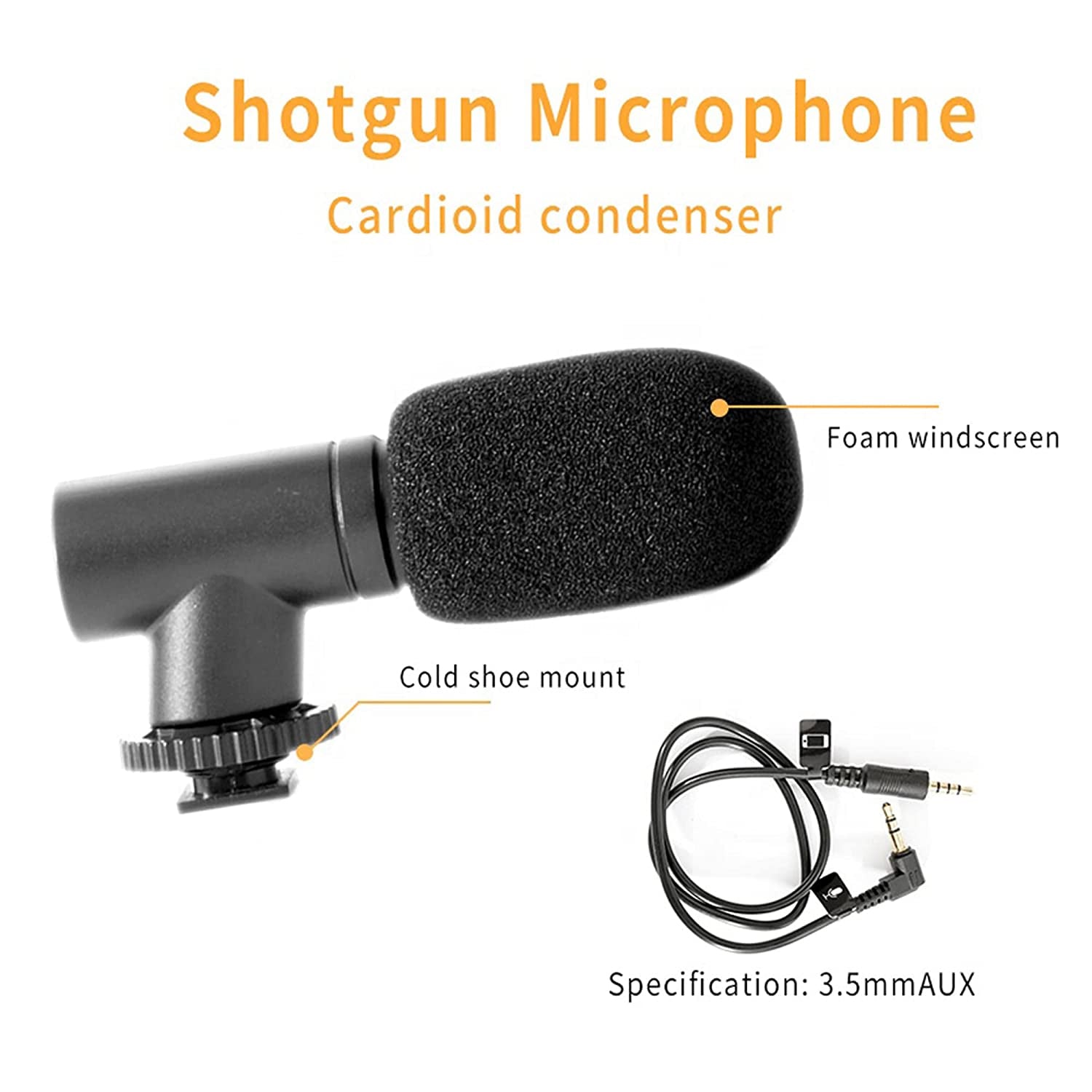 Wukusy vlogging kit with microphone, mini tripod, LED light, phone holder, and clip for mobile video creation.