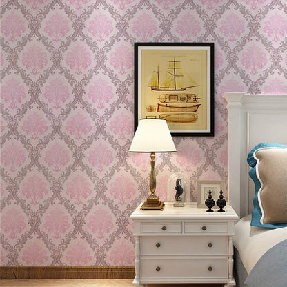 Wukusy premium self-adhesive decorative wallpaper roll with floral pattern, ideal for home decor upgrades.