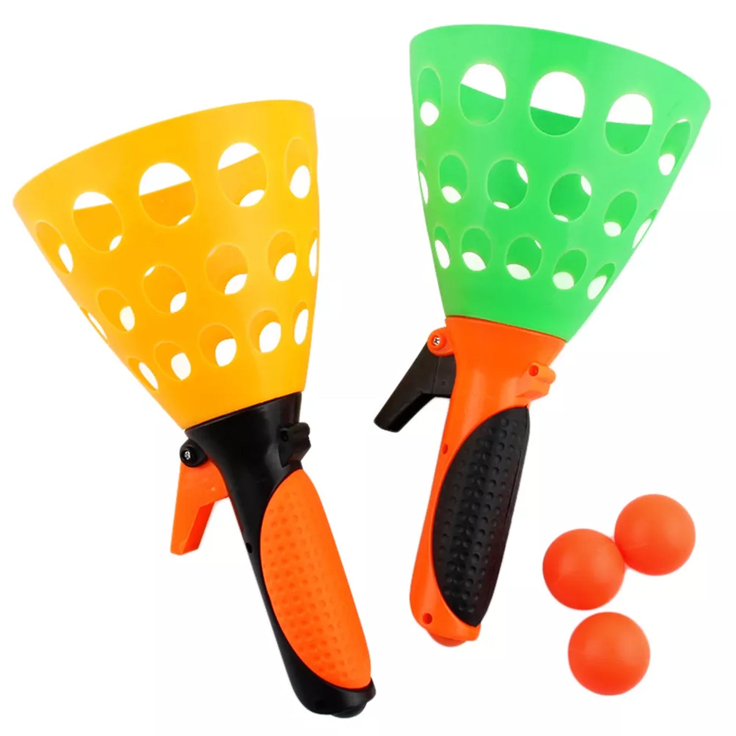 Wukusy Catapult Butt Ball Toy for kids, featuring colorful design and playful shape, used for entertainment and active play.