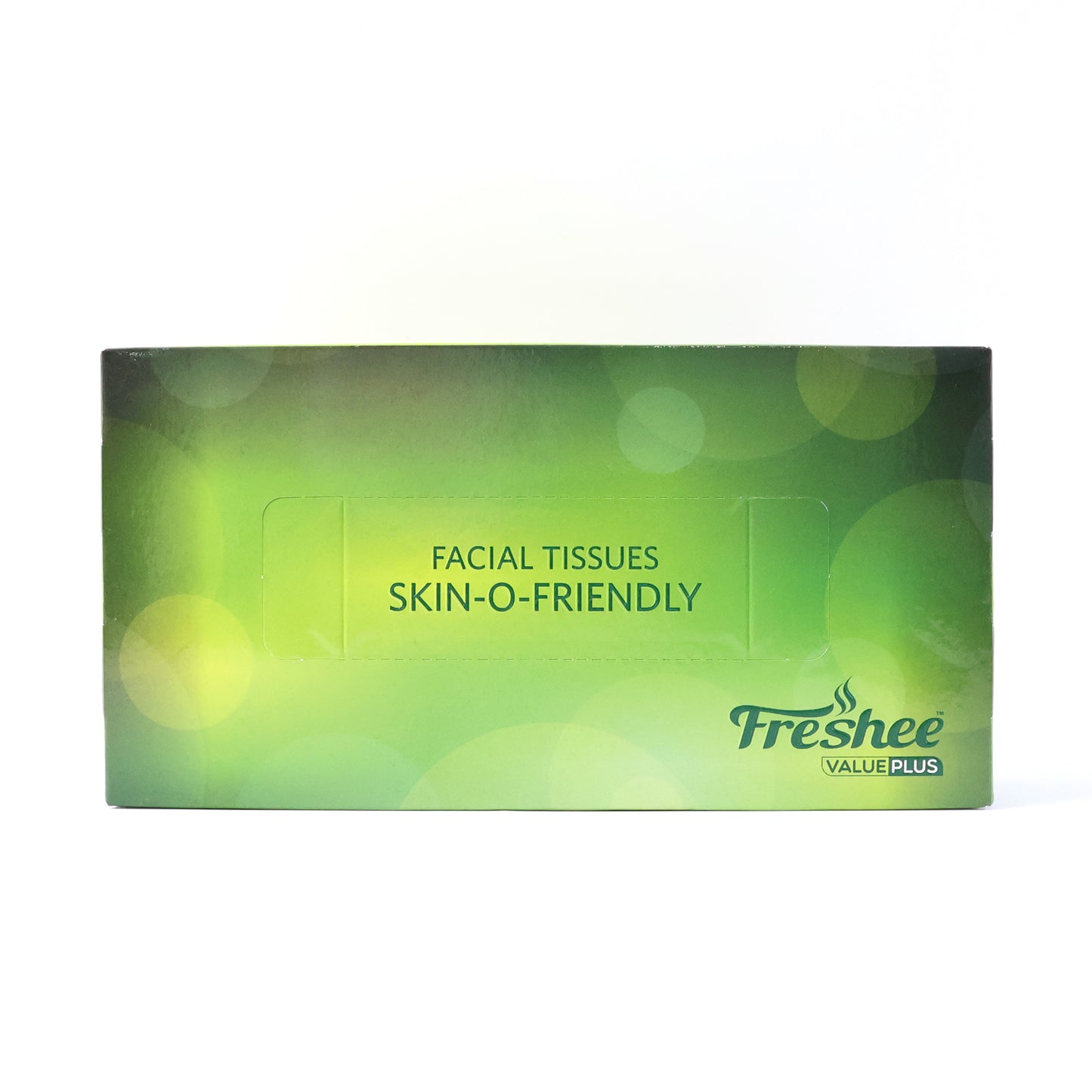 Wukusy Freshee premium skin-friendly facial tissues in a 100-piece box, soft and gentle for everyday skincare, 18x20 cm size.