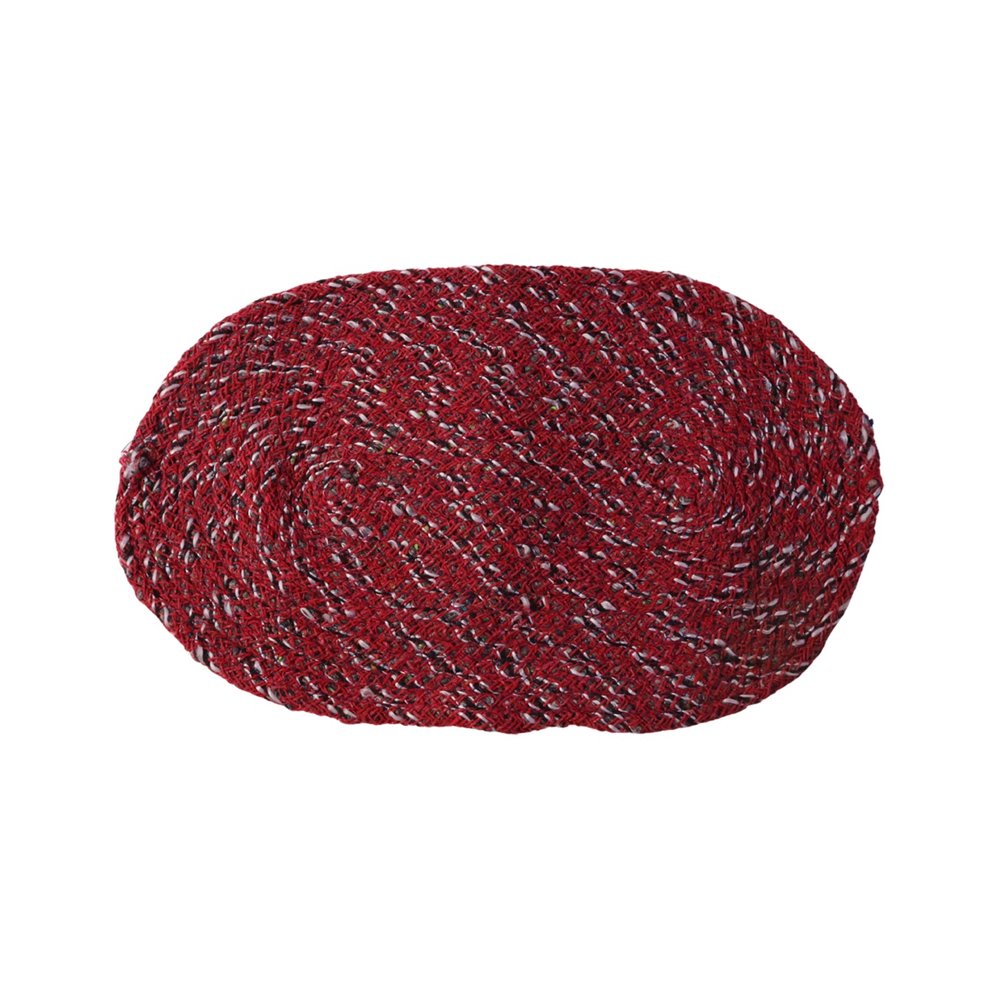 Stylish oval floor mat by Wukusy in 50x30 cm size, featuring a modern design, suitable for home or office decor.