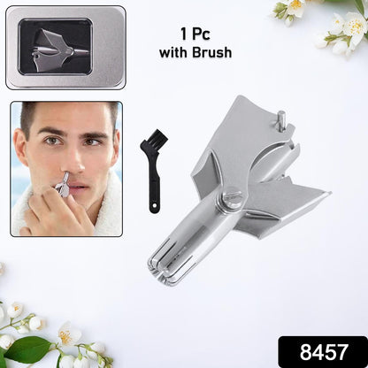 Wukusy stainless steel painless nose hair remover device for safe, quick hair removal from nostrils in health and beauty.