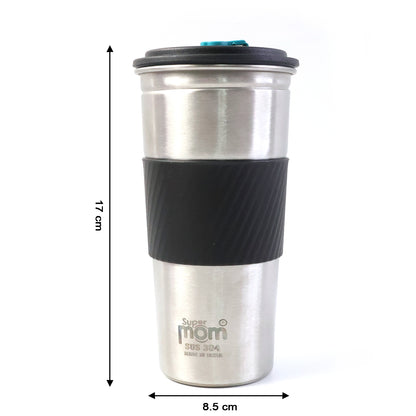 Supermom Stainless Steel Sip Mate Travel Tumbler (Approx. 500 Ml)