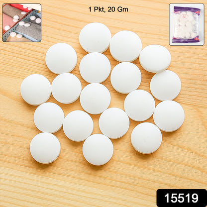 Wukusy premium naphthalene mothballs in a packet, used as cupboard deodorizer tablets for home improvement.