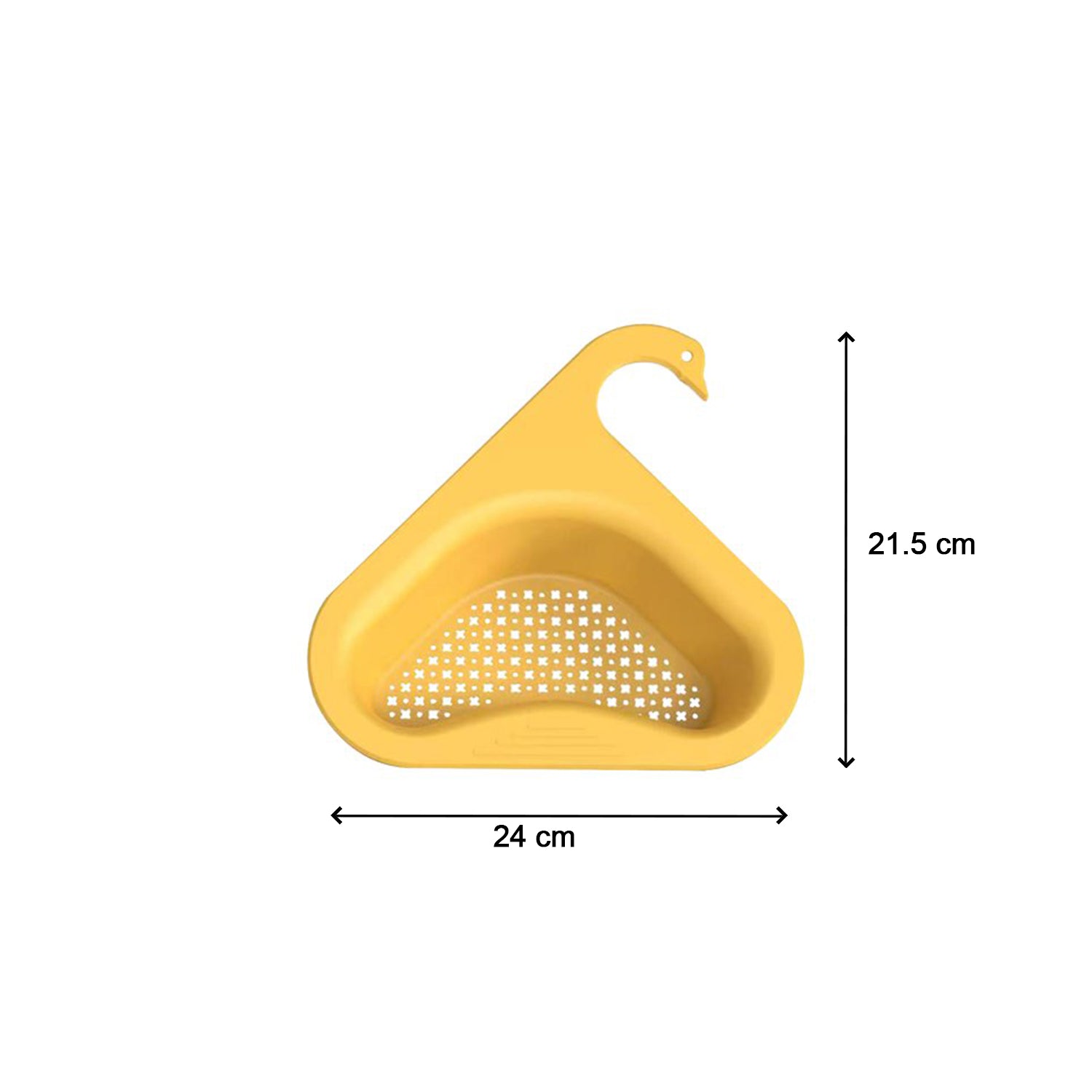 Wukusy 6315 Swan Drain Strainer for kitchen sink and wash basin, metal mesh prevents clogs and traps debris during drainage.
