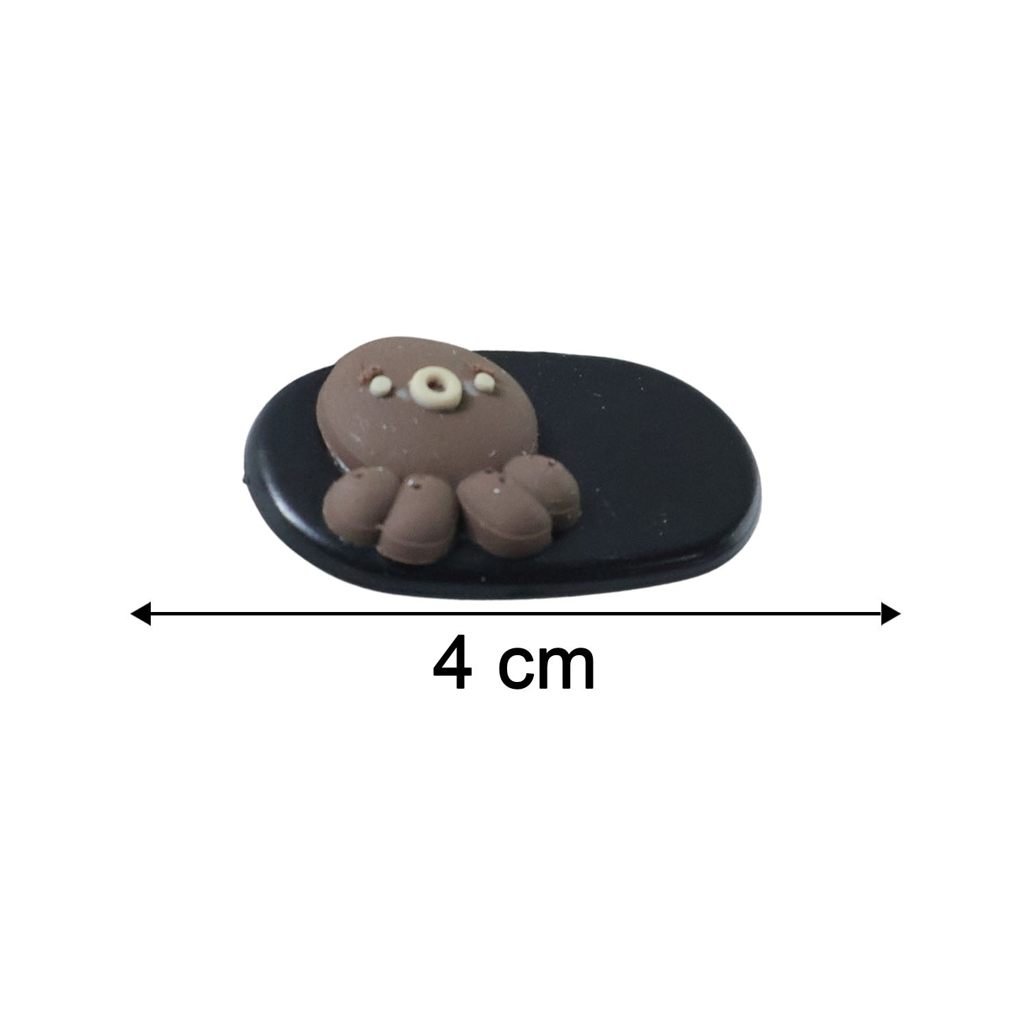 Set of four Wukusy cute cartoon bear design hair clips with playful bear faces and colorful accents, perfect for kids' hairstyles.