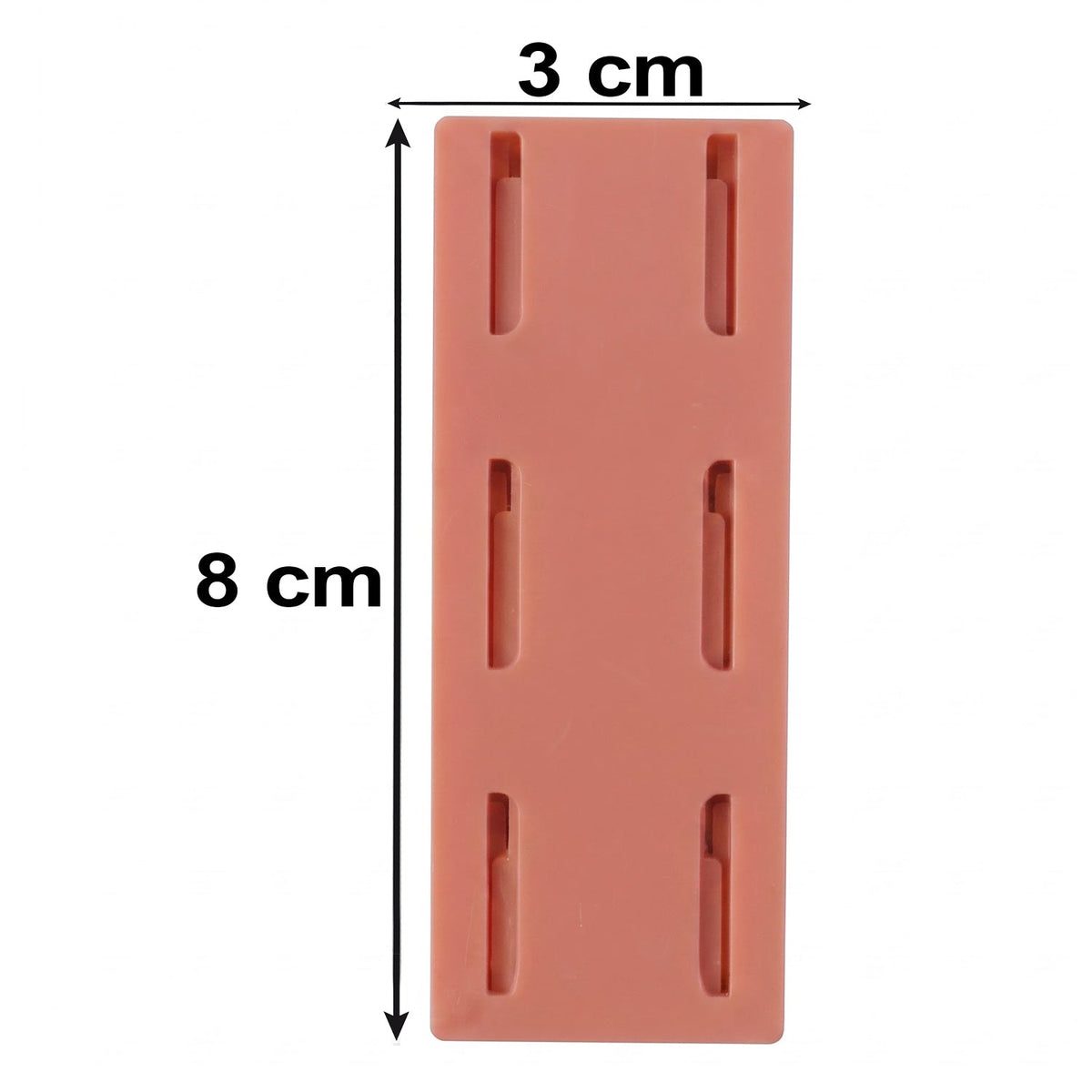 Plastic Insert Plate Retainer Clips For Power Strip Wall Mount Use (10 Pieces)