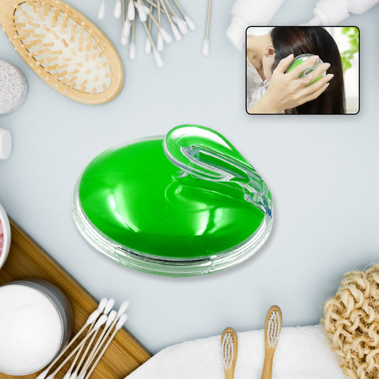 Wukusy 6058 silicone head massager for universal use, ideal for head massage at home or office, unisex health and beauty product.