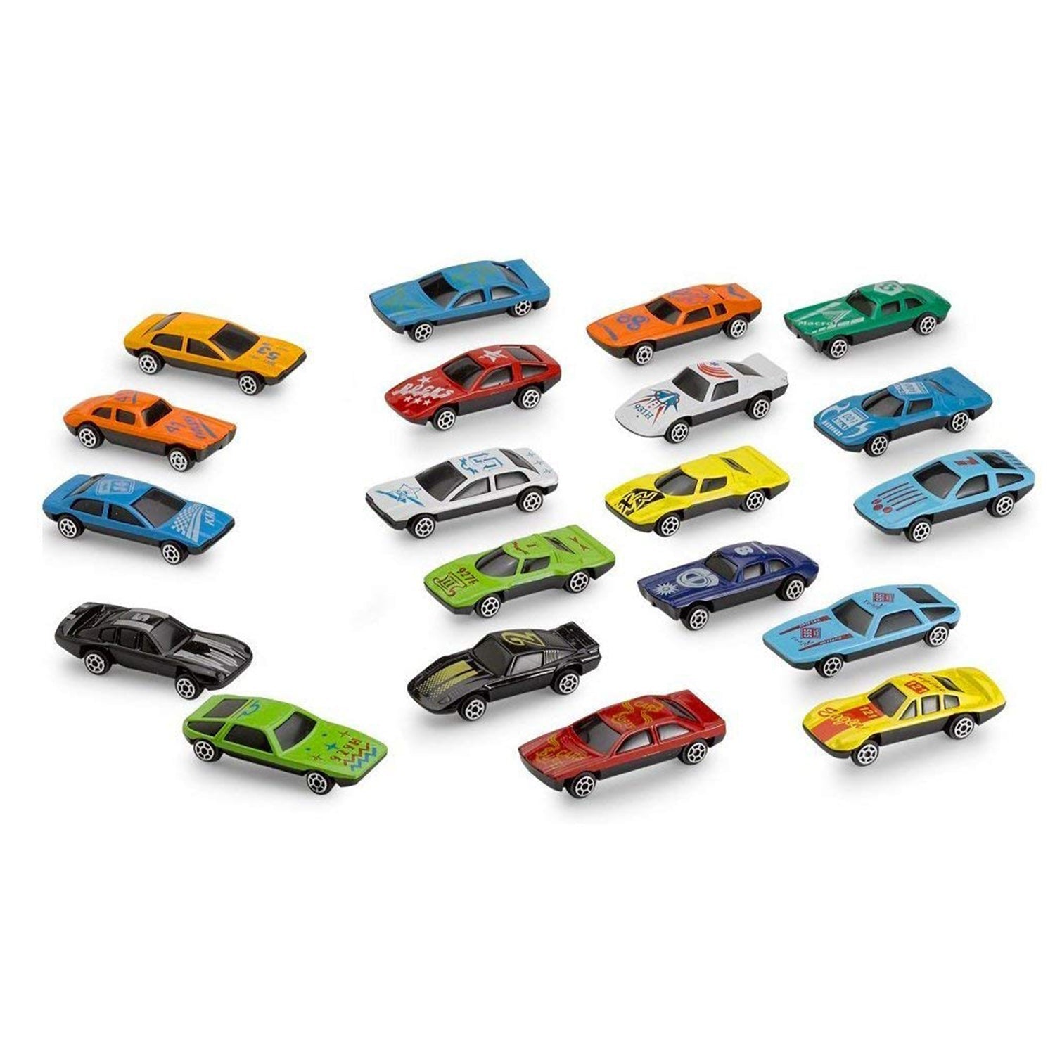 Wukusy 8058 Super Racer Power Car Set with 25 toy cars and accessories, suitable for kids' racing play and imaginative fun.
