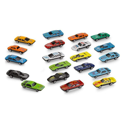Wukusy 8058 Super Racer Power Car Set with 25 toy cars and accessories, suitable for kids' racing play and imaginative fun.
