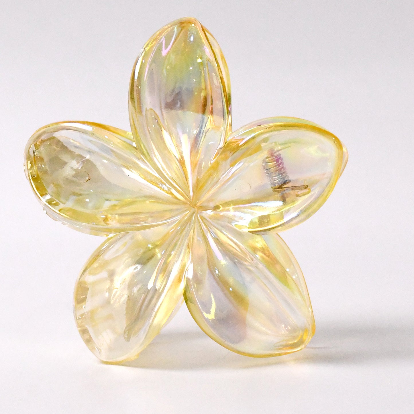Wukusy matte hair clamp barrette with simple design, decorative charm, perfect for fixing hair during face washing.