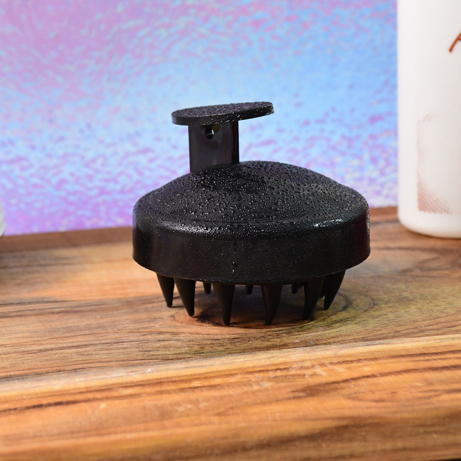 Wukusy scalp massager shampoo brush with soft bristles for gentle scalp cleansing and massage.