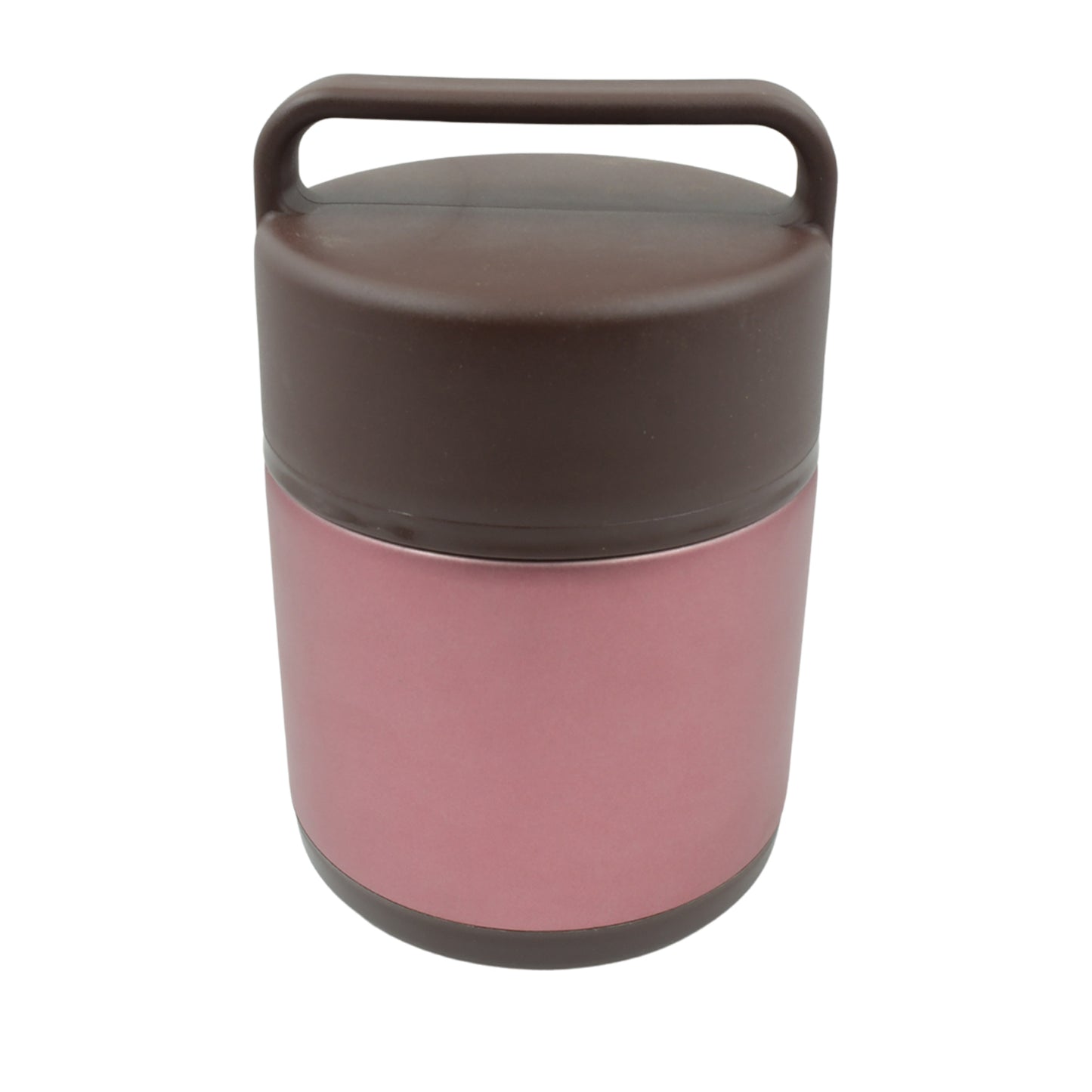Wukusy 5765 vacuum insulated stainless steel lunch box with folding spoon and handle, 1600ml, suitable for travel, hiking, and picnics