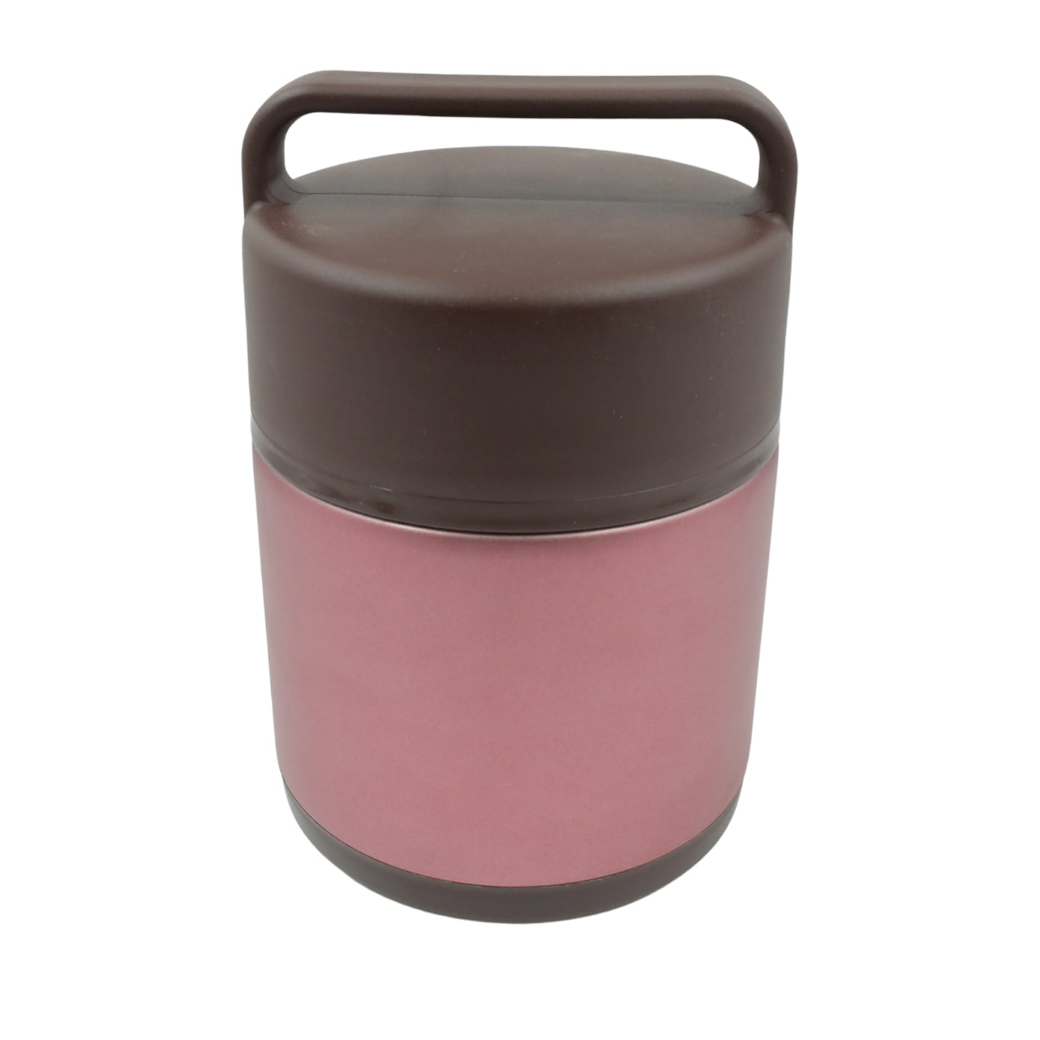 Wukusy 5765 vacuum insulated stainless steel lunch box with folding spoon and handle, 1600ml, suitable for travel, hiking, and picnics