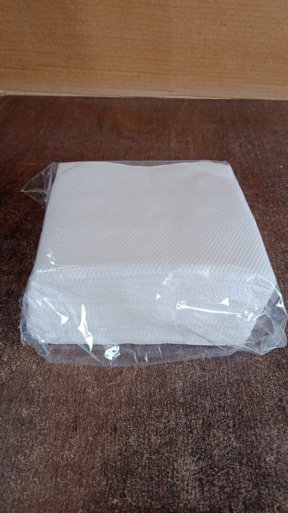 Wukusy soft facial tissue paper napkins set, 50 pieces, showing white, lightweight, disposable tissue napkins for facial use