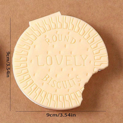 Wukusy 4145 round biscuits-themed diary notebook with original biscuit scent, ideal for writing practice and early learning.