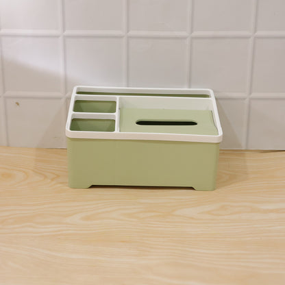 Wukusy multipurpose plastic storage organizer box with multiple compartments, ideal for sorting small items and accessories.