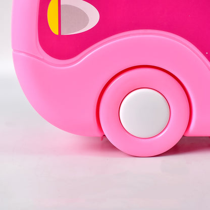 Wukusy beauty makeup case and cosmetic toy set with colorful pretend makeup accessories and storage compartments for kids.