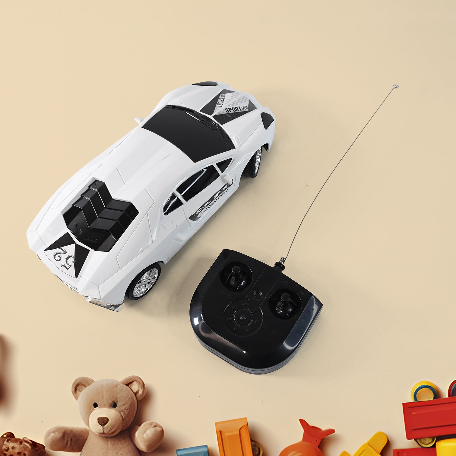 Wukusy Ttg Royal Sport remote control car, high-speed racing toy with sleek design and vibrant colors, perfect for kids and hobbyists.