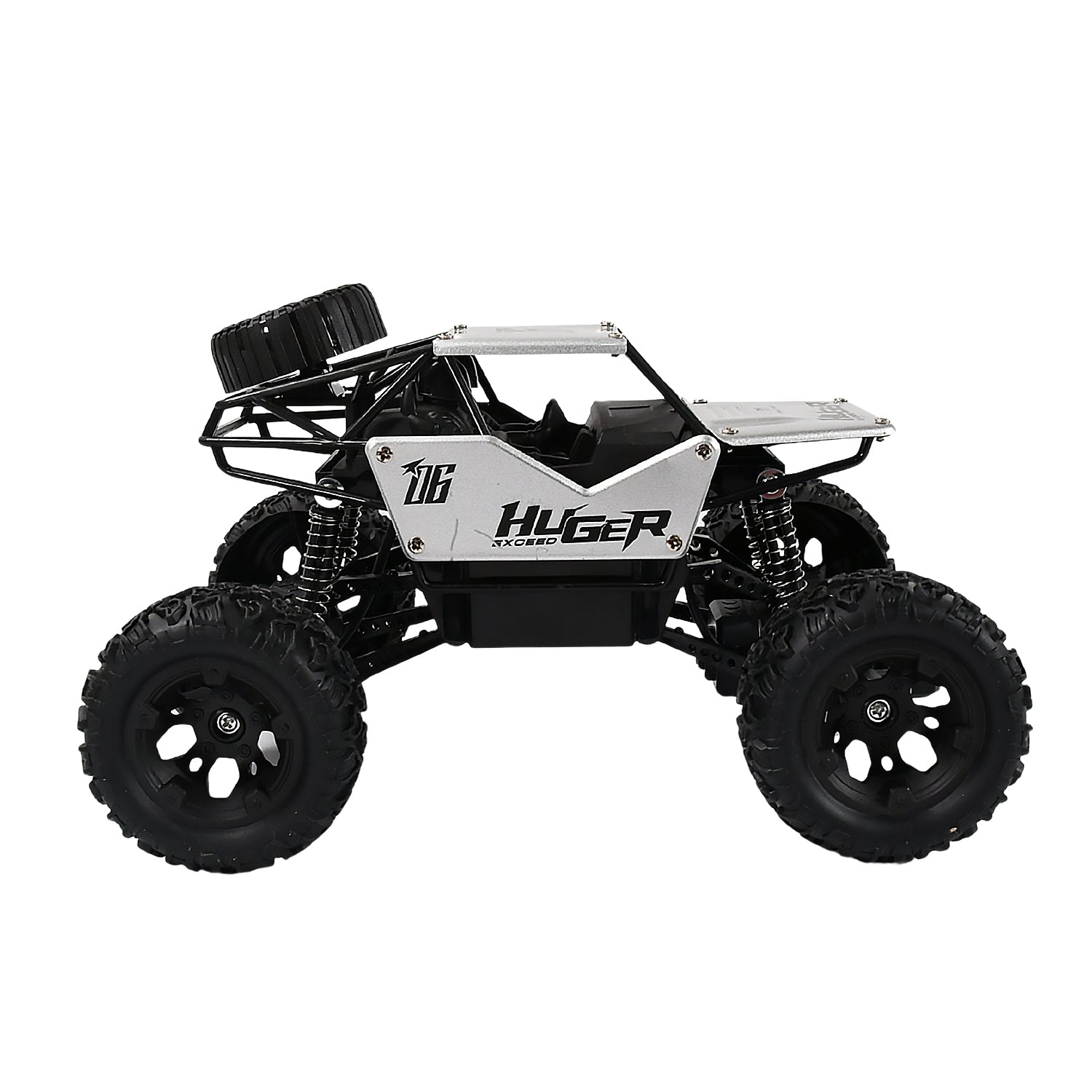 Wukusy 118 scale rock crawler monster RC truck with all-terrain tires, stunt racing design, rechargeable indoor outdoor toy car