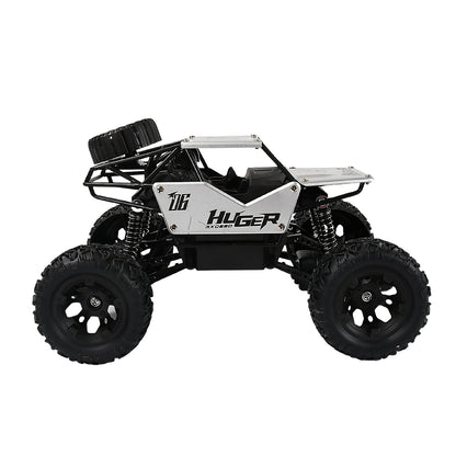 Wukusy 118 scale rock crawler monster RC truck with all-terrain tires, stunt racing design, rechargeable indoor outdoor toy car