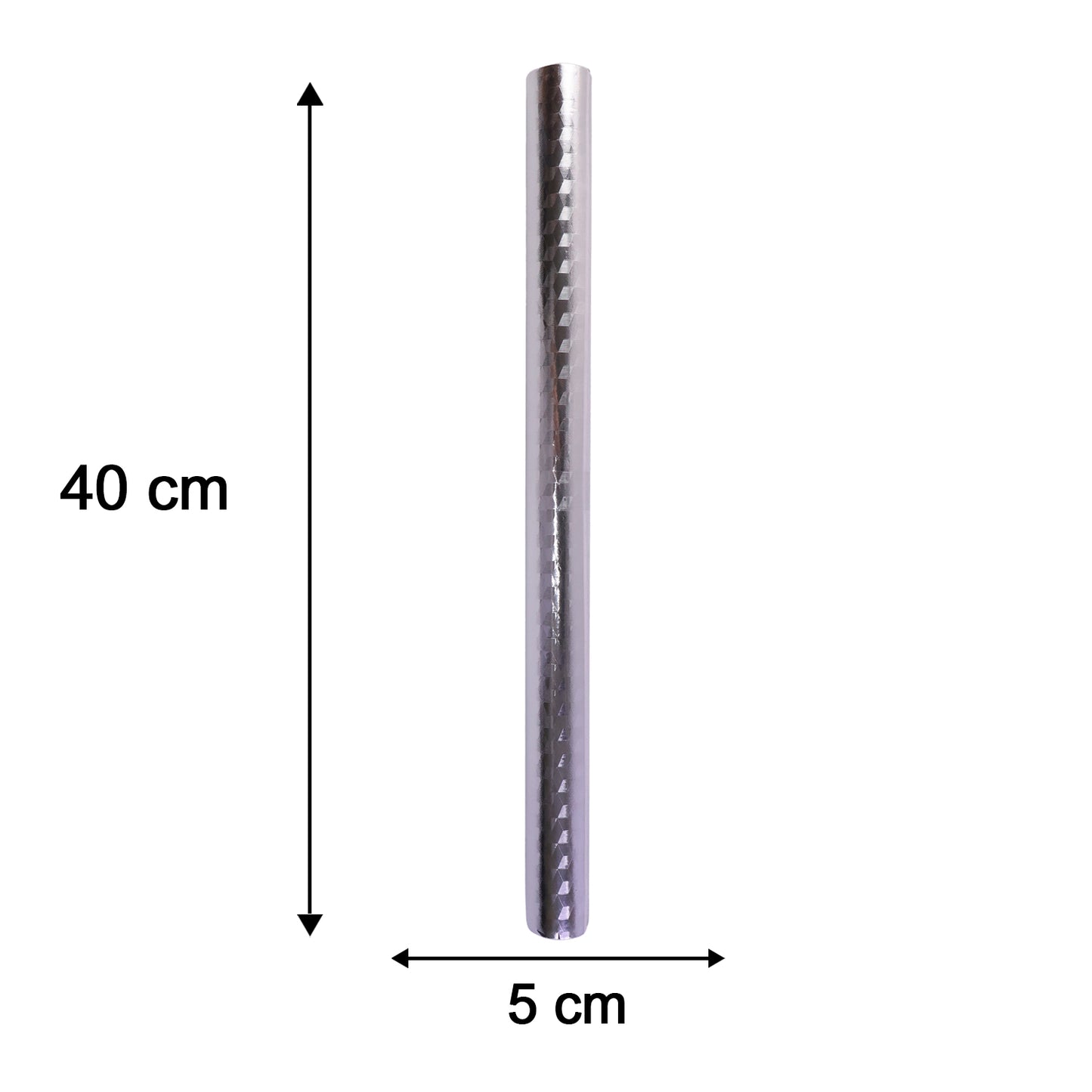 Wukusy aluminium foil paper roll for kitchen wrapping, food storage, cooking, and baking, showing shiny foil roll on a kitchen counter.