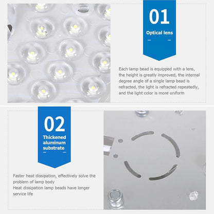 Wukusy high brightness 12V 18W round LED light module with clip wires, ideal for home decor lighting.