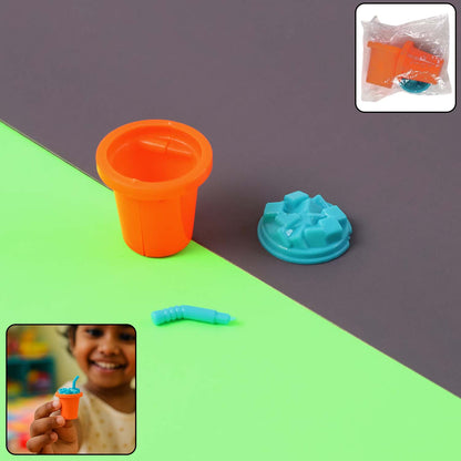 Wukusy mini juice cup pretend play toy, small plastic cup for children’s role play, colorful and realistic design