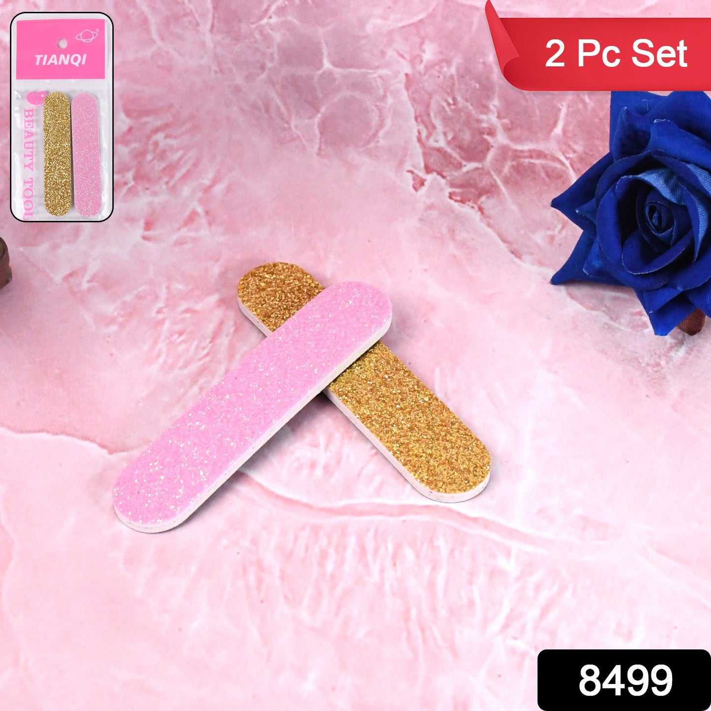 Wukusy professional double-sided nail filer set with 9 cm nail shaper files for smooth, precise nail shaping and filing.