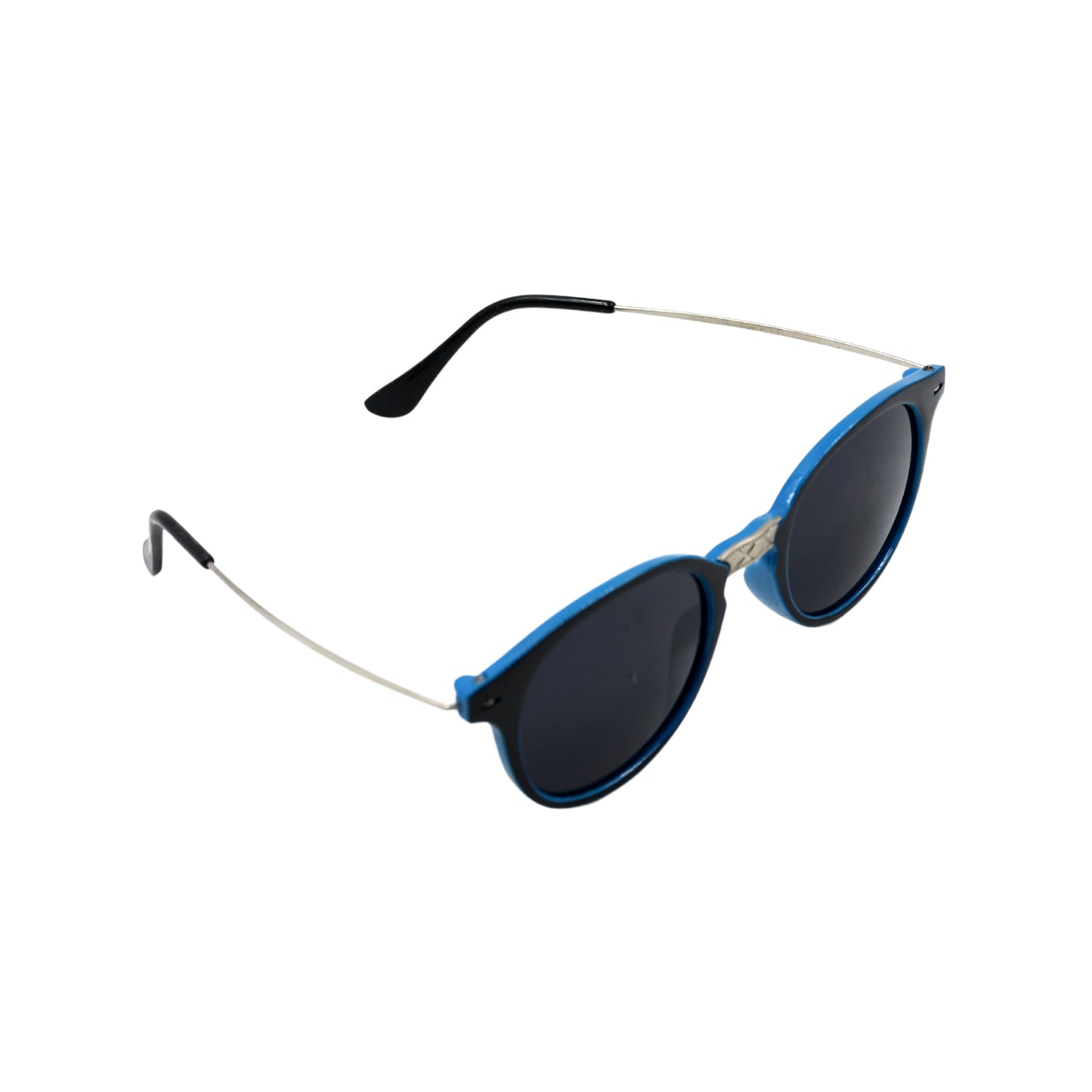 Wukusy round sunglasses with UV protection, lightweight fashion eyewear for men and women, classic style with a sleek frame.