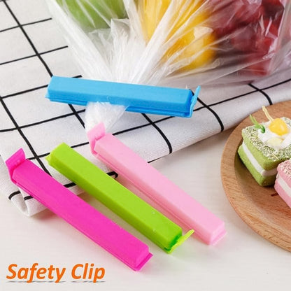 Wukusy multipurpose plastic pouch sealer clips, 18-pack, for sealing food bags and organizing in home and kitchen use