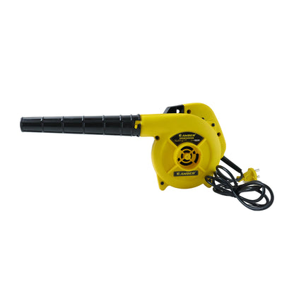 Wukusy Amber high power electric dust cleaning air blower, 550W, with a black and yellow handheld design for debris removal