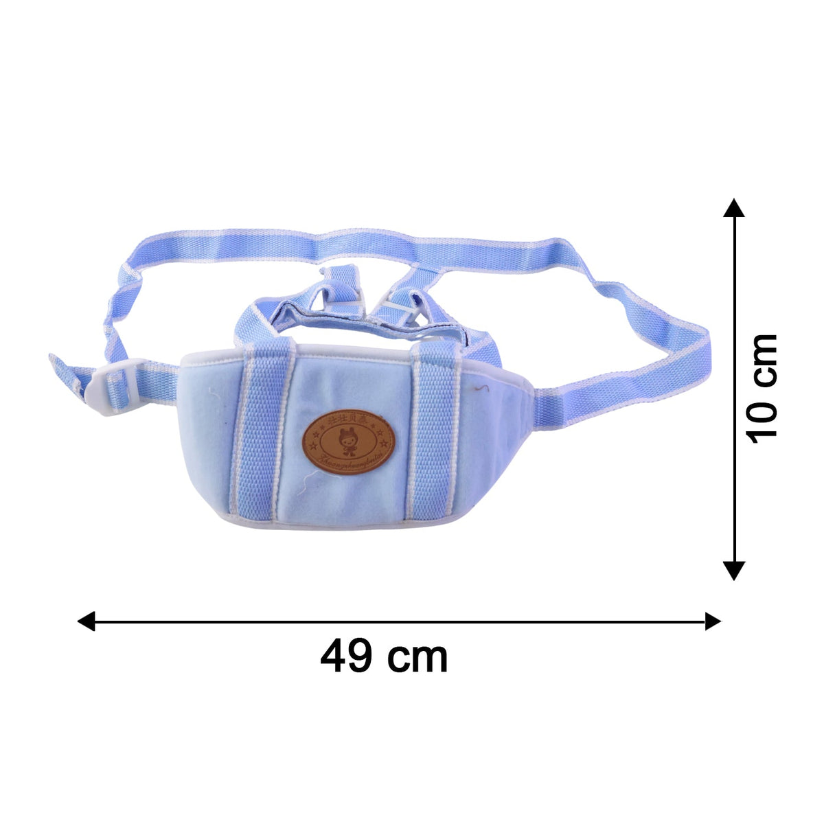 Wukusy baby walking assist belt with handle, toddler learning walk harness for support and stability during early walking development.