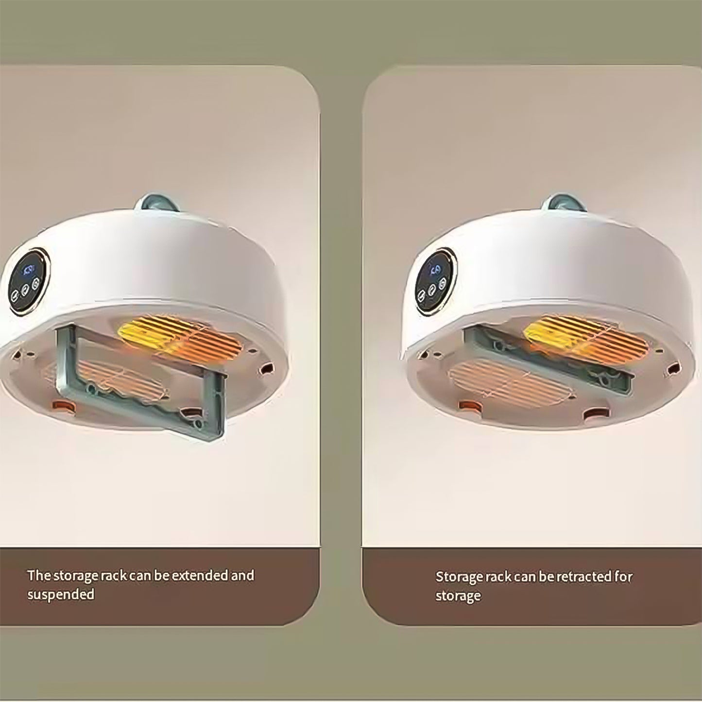 Wukusy portable clothes dryer mini laundry dryer with low noise, compact home and kitchen appliance for quick drying.