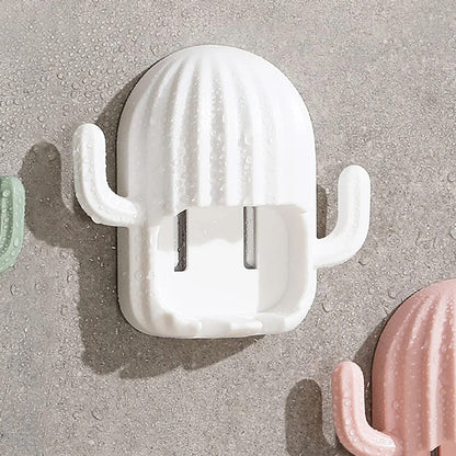 Wukusy premium wall-mounted toothbrush holder set with multiple compartments for toothbrushes and toothpaste storage.