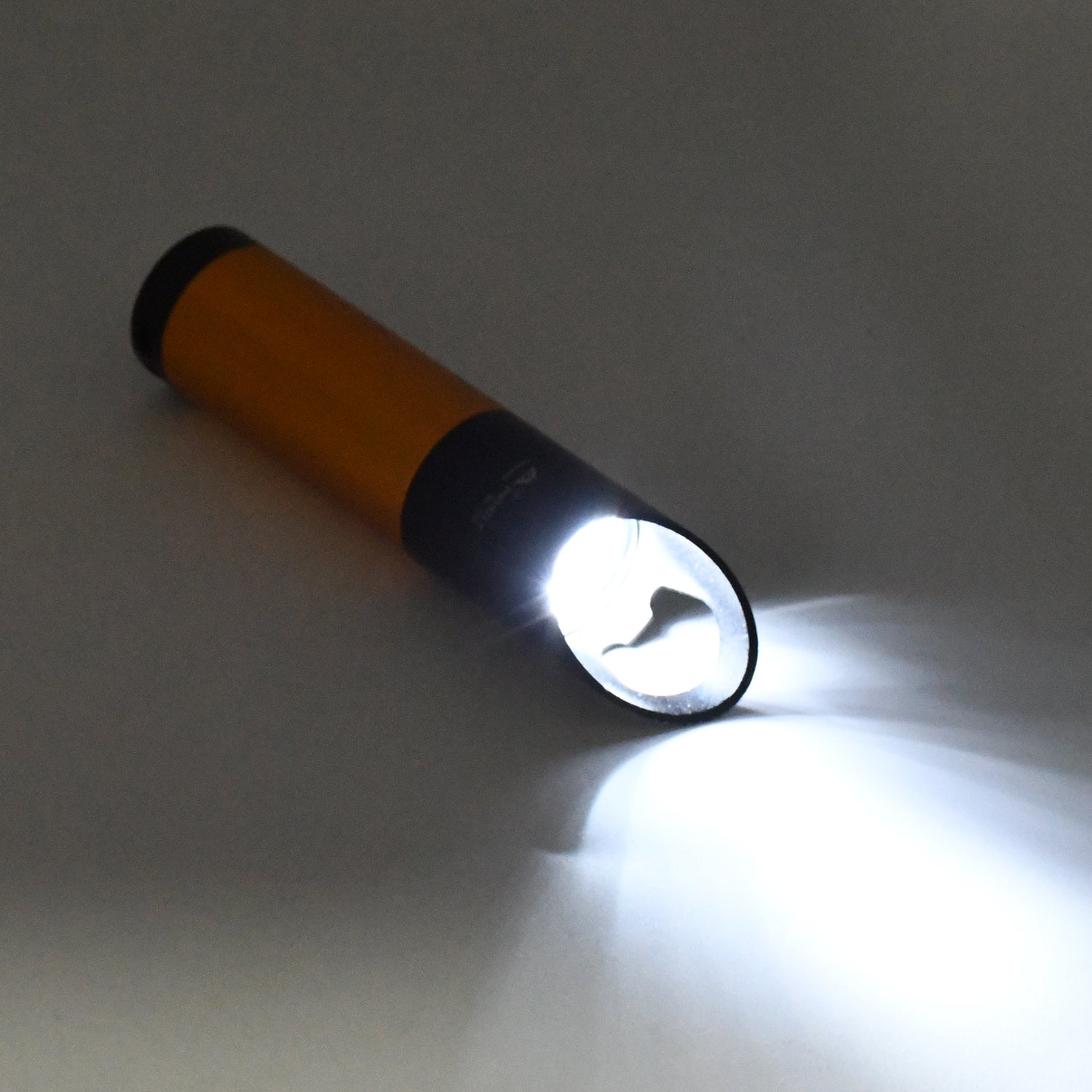 Wukusy portable mini flashlight with 9 LED lights, compact design, pocket-sized emergency torch, battery operated (batteries not included).
