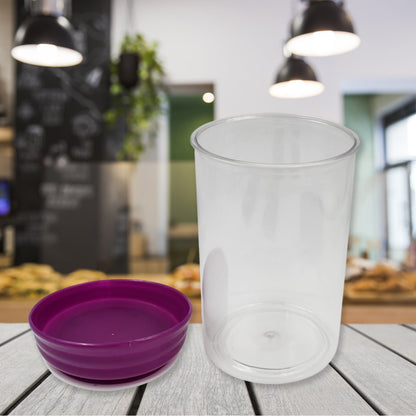 Wukusy plastic kitchen food containers set with two 1200ml containers, durable and premium quality for food storage.