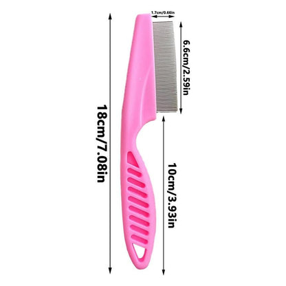 Wukusy pet dog hair removal grooming comb for shedding fur, shown with blades for effective fur cleaning and grooming.