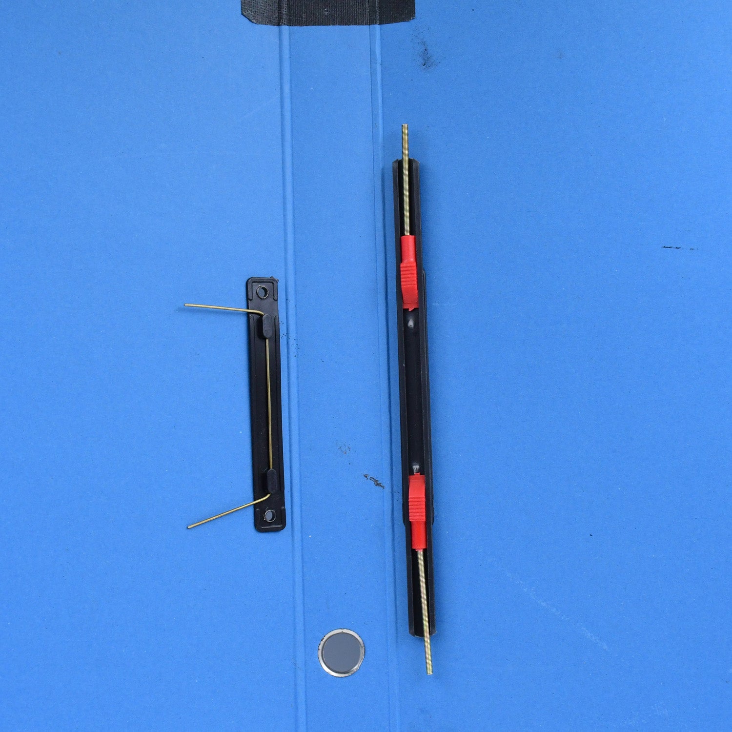 Wukusy plastic clip file folder for office use, 3526 cm, holds documents and papers, featuring a secure clip closure.