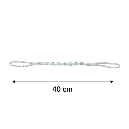 Elegant decorative curtain tieback rope by Wukusy, featuring intricate design and plush tassels for stylish window dressing.