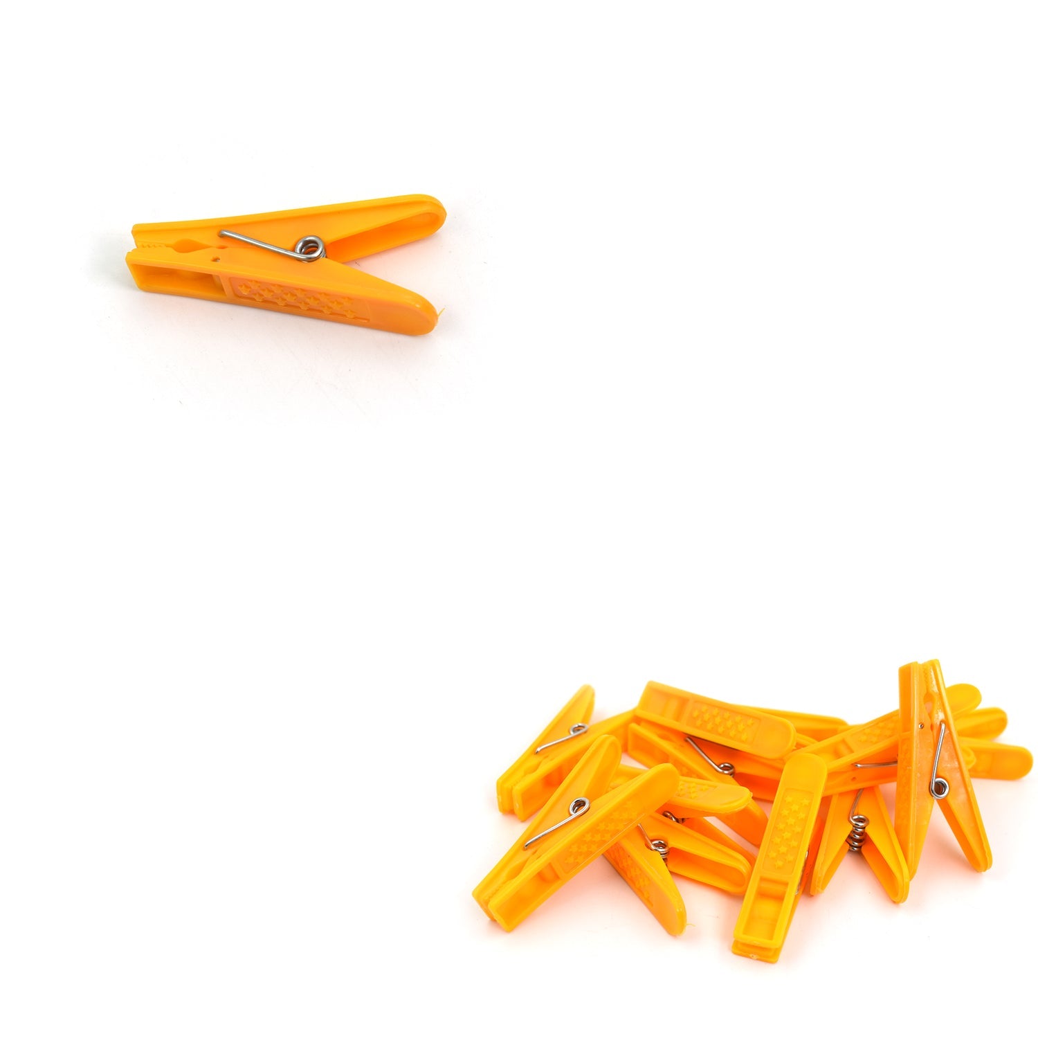 Wukusy 12-piece cloth clip set for household and office use, holding clothes and various items securely.