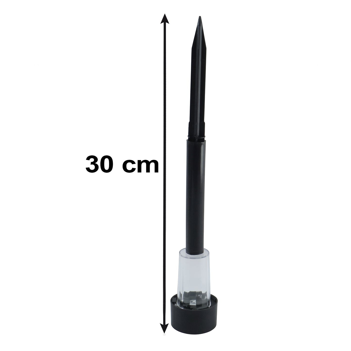 Set of 10 Wukusy solar pathway lights with waterproof outdoor garden stakes and LED bulbs, ideal for illuminating walkways and gardens.