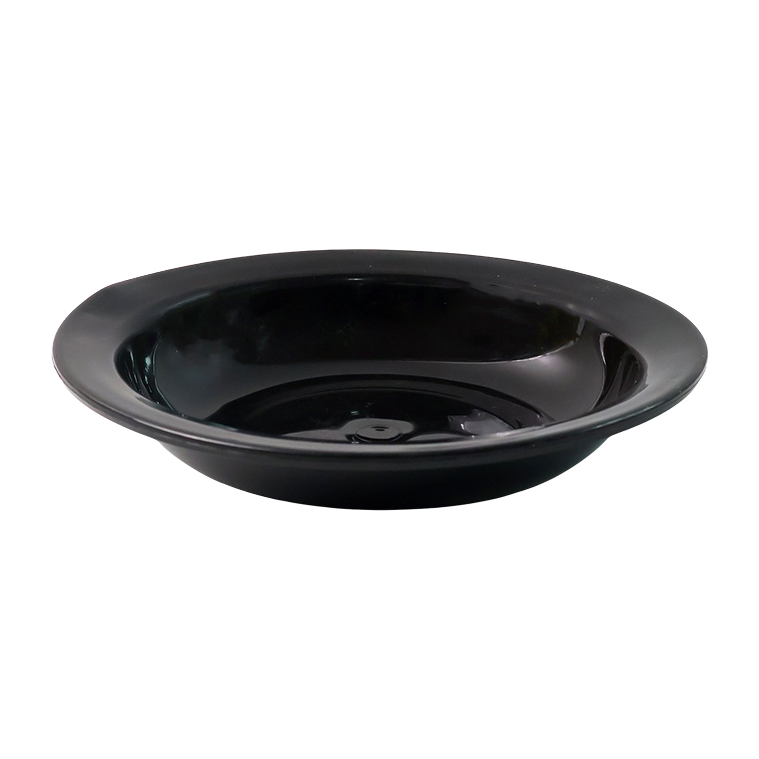 Wukusy deep black curry soup serving bowl with a smooth finish, ideal for home and kitchen use, shown on a white background.